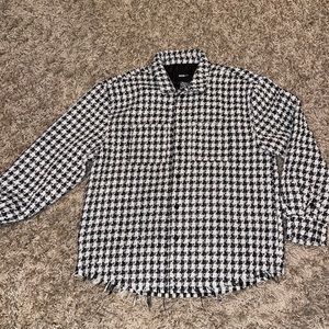 Men’s tweed-like shacket